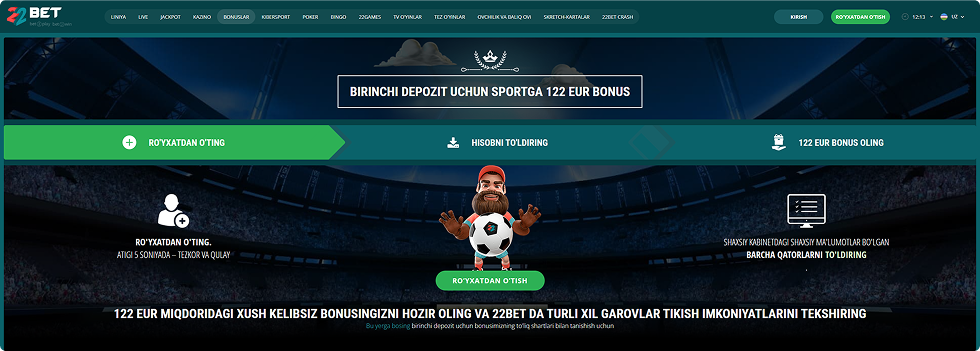 22Bet Yuqori Koeffitsientlar 22Bet Yuqori Koeffitsientlar